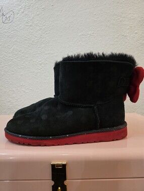 Disney UGG Boots with Red Bow